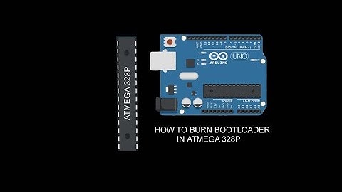 HOW TO BURN BOOTLOADER ATMEGA 328P with circuit diagram