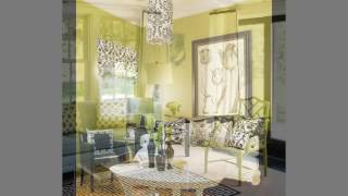 Lime green living room ideas