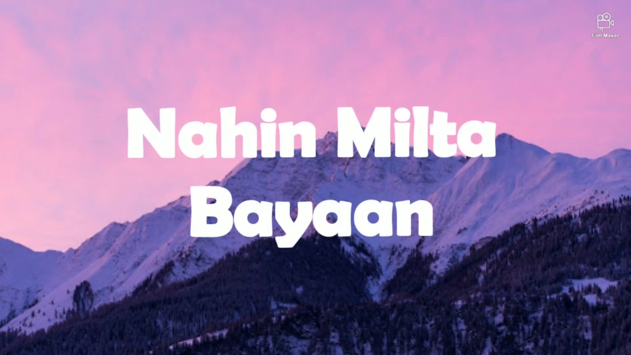 Nahin Milta   Bayaan  Lyrics  Retro Harmonics