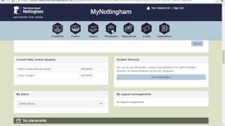 MyNottingham Overview screenshot 1