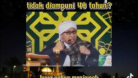 ceramah:Buya Yahya benarkah dosa zina tidak di ampuni selama