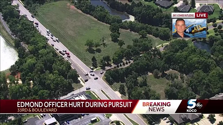 Police officer injured during pursuit in Edmond, authorities say