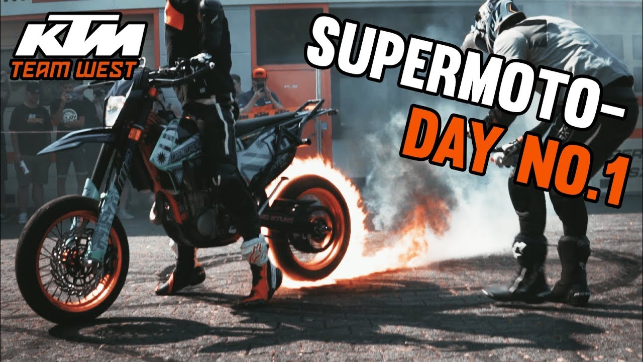 SUPERMOTO DAY OFFICIAL AFTERMOVIE by KTM TEAM WEST // Stuntshow Grenzgaenger, Supermofools, EOS