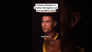 Ronaldo’s Thoughts on Bellingham & Ballon d’Or 😳🫣