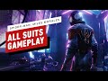 Spider-Man: Miles Morales - All Suits/Skins Montage (4K Gameplay)