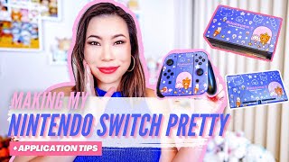 Customizing My Switch - Kawaii Rilakkuma ♡ StickyBunnyCo Skin Application | Review screenshot 3