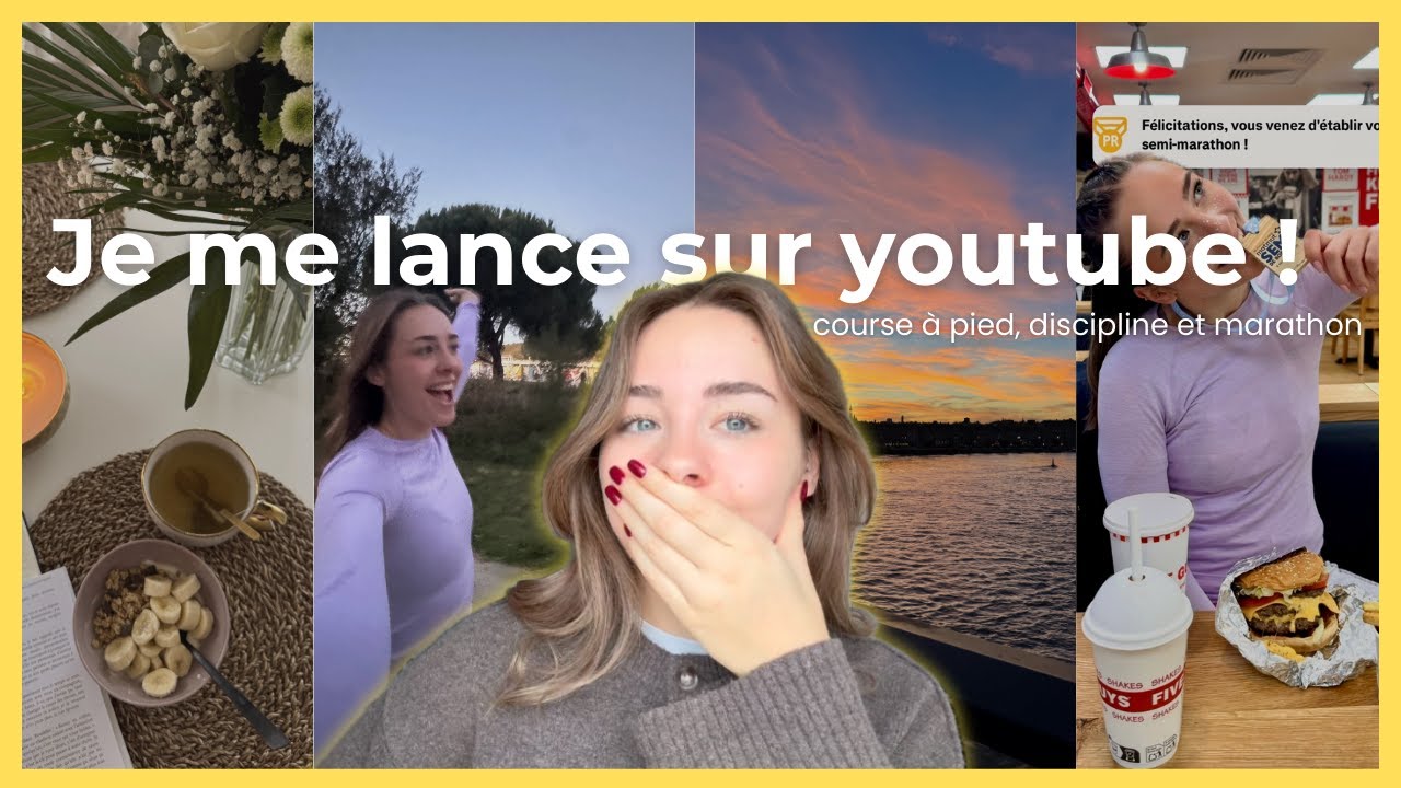 Je me lance sur YouTube : discipline, course à pied & prépa marathon ?