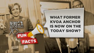 KVOA Fun Fact: Which former KVOA anchor is now on The Today Show? Content