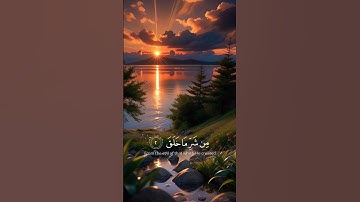 سورة الفلق بصوت هادئ | طمأنينة وسكينة في نصف دقيقة #القرآن_الكريم #سورة_الفلق #تلاوة #استماع_القرآن