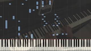 By request - Roxette - Listen To Your Heart - piano version  - Tutorial + MIDI File