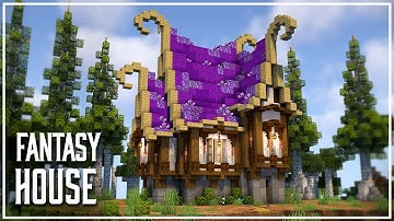How to Build a Fantasy Crystal House | Minecraft Tutorial