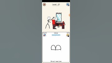 Draw Puzzle: Sketch It || Level 61 Draw EyeGlasses Completed Gameplay Shorts #Shorts