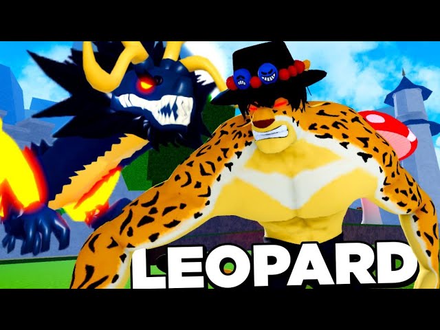 TESTEI A NOVA LEOPARD DA ATUALIZAÇÃO DO BLOX FRUITS 17.3 VS DRAGON