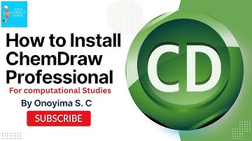 How to install ChemDraw Professional Software