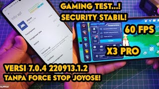 GAMING TEST SECURITY 7.0.4 220913.1.2 TEST POCO X3 PRO GENSHIN IMPACT 60FPS TANPA FORCE STOP JOYOSE! - 18 ✅