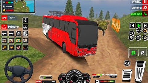 Coach Bus Offroad Driving in Bus Games: City Bus Simulator Android GamePlay