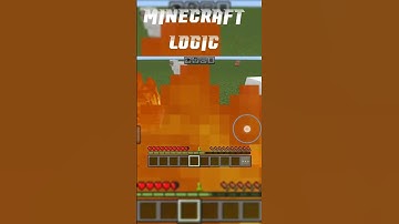Minecraft not for logic (part=3) #minecraftguide #shorts #viralshorts