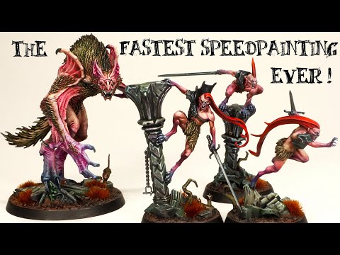 HIGH QUALITY speed painting - Soulblight Vampires