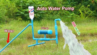 Free electricity | I turn PVC pipe into a water pump at home #electric #pvcceilingpriceinindia