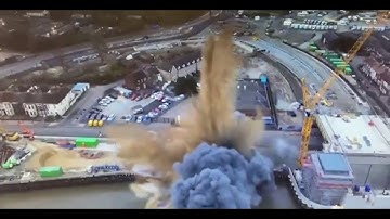 World War II-era bomb explodes unexpectedly in English town