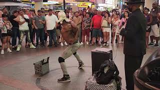 Fremont Street performers