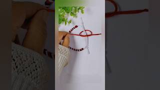 thread bracelet, adjuster easy making #macramebracelet #macramecreation