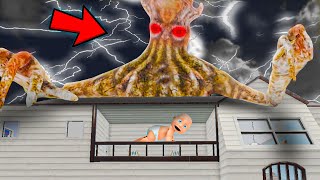 Evil Monster STEALS Baby's House!