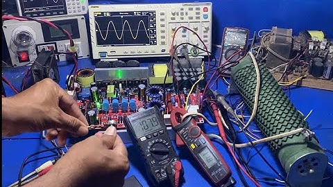 Class D 5000W dummy load 8 ohm and sound testing