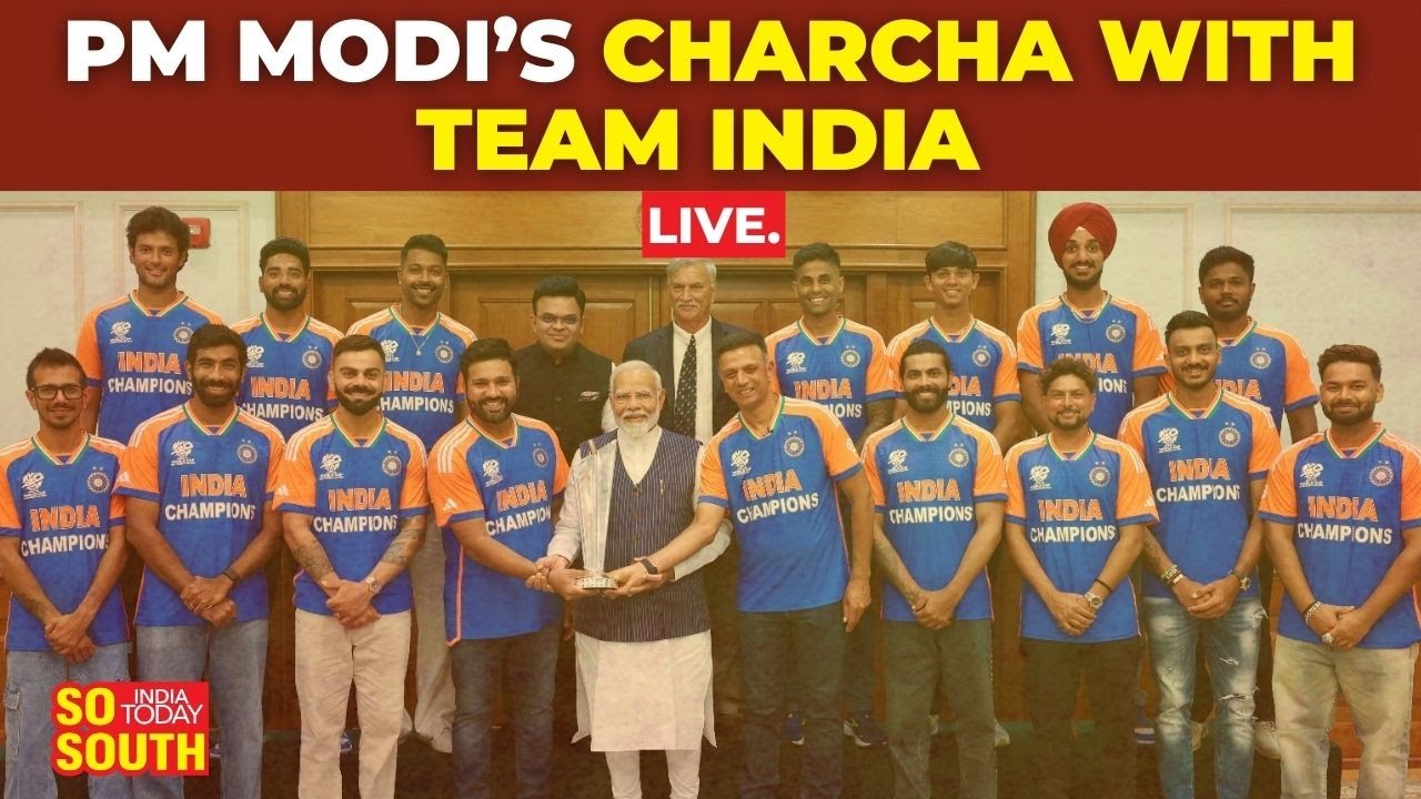 LIVE: PM Modi's Charcha with ICC T20 World Champions | Team India | SoSouth