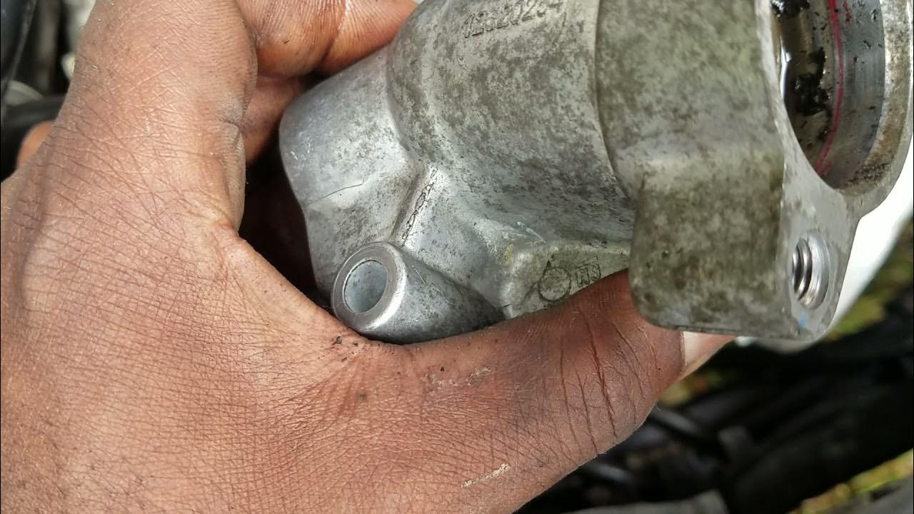 2010 v6 Camaro water pump and thermostat replacement - YouTube