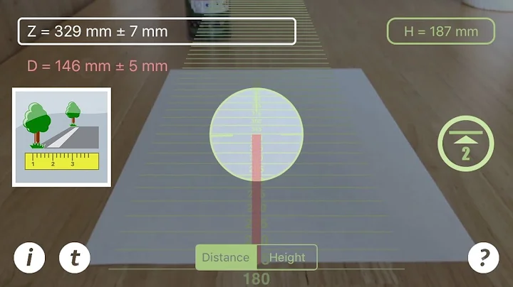 How to measure distance and height using camera on your iPhone or iPad with Telemeter app.