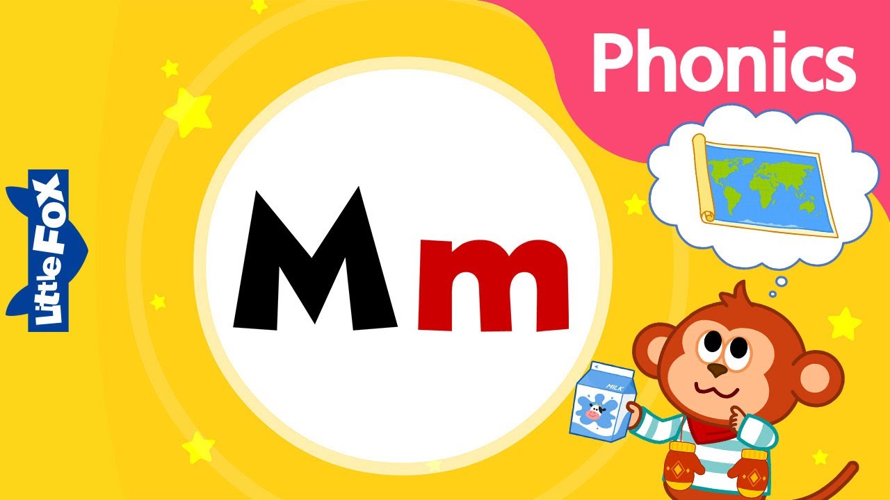 Phonics Song  Letter Mm  Phonics sounds of Alphabet  Nursery Rhymes for Kids