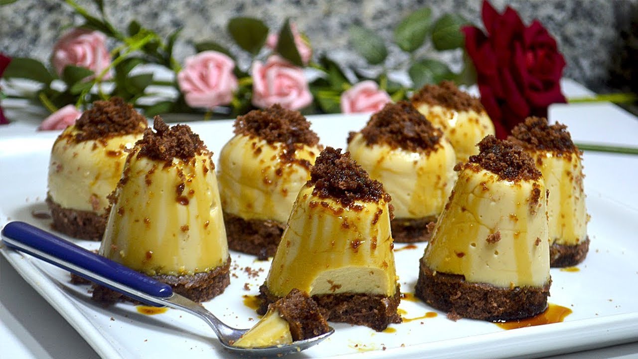 تحلية عجيبة 😋 بطريقة جديدة بدون فرن بدون قوالب وبدون فلان مذاق ولا أروع