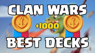 THE 4 BEST CLAN WAR DECKS IN CLASH ROYALE | 2025 EDITION