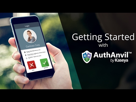Getting started with AuthAnvil on Demand