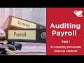 Auditing Payroll and Employee Entitlements - Part 1 - Accounting Processes and Controls