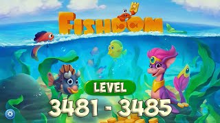 Fishdom level 3481 - 3485 [ Playrix ] HD