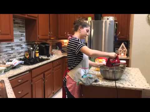 Wife making Swedish Rye bread