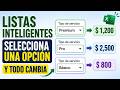 Cómo crear listas desplegables en Excel con validación de datos | IF + INDEX MATCH