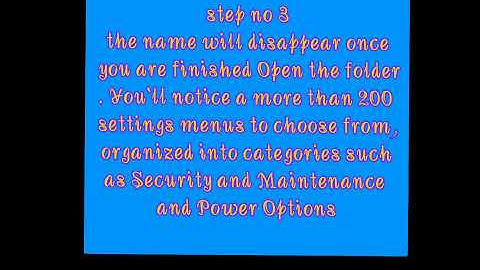 steps to follow to enable god mode in windows 10 and 11 #technology #brainbank #windows