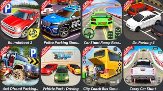 Dr. Parking 4,Roundabout 2,Police Parking Simulator,Car Stunt Ramp,Vehicle Park : Driving,Crazy Car screenshot 1