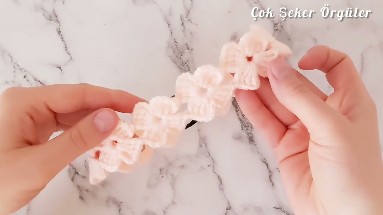 Kır Çiçeği Saç bandı Yapımı