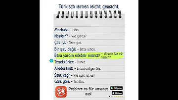 Wie schreibt man ein Brief auf Türkisch?