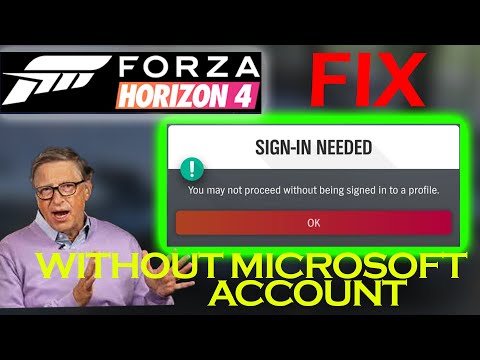 You may not proceed without being signed in to a profile- FORZAHORIZON 4 FIX WITHOUT ACCOUNT