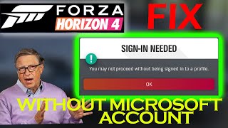 You may not proceed without being signed in to a profile- FORZAHORIZON 4 FIX WITHOUT ACCOUNT screenshot 4