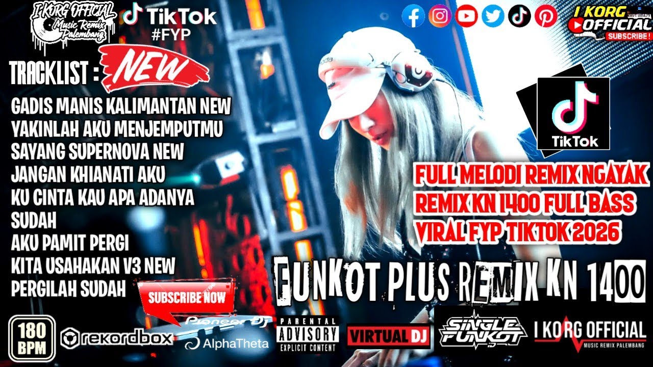 DJ PALEMBANG FUNKOT PALEMBANG ‼️ PLUS REMIX PALEMBANG KN 1400 SPESIAL FULL REMIX FYP 2026