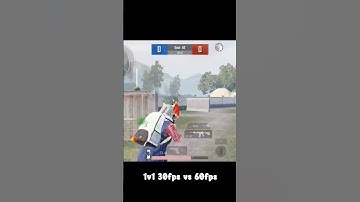 1v1 39fos vs 60fps #pubgmobile #1v1 #roommatch #glacier