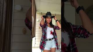 Just an Asian Cowgirl!!! Yeehaw 🤠 #dressesup #cowgirl #asian