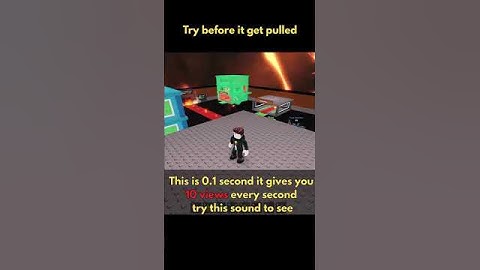 Try before it get pulled this is 0.1 second it gives you 10k views every second try this sound to 👀
