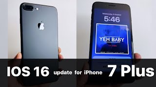 IOS 16 update for iPhone 7 Plus || How to install ios 16 on iPhone 7 Plus